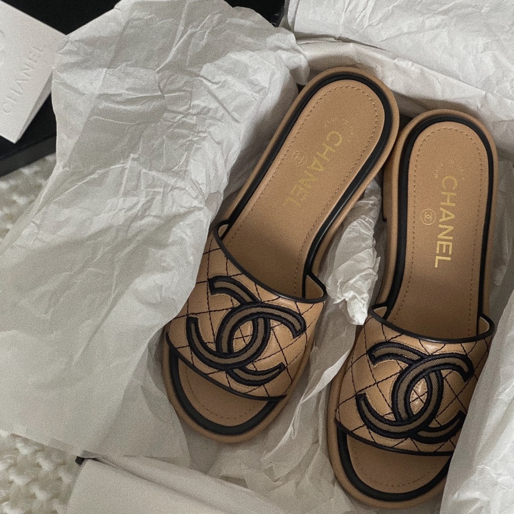 Chanel Lambskin sandals